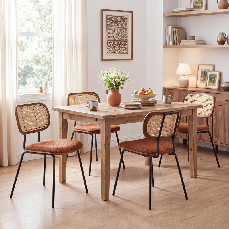 Antera Upholstered Dining Chair, Orange