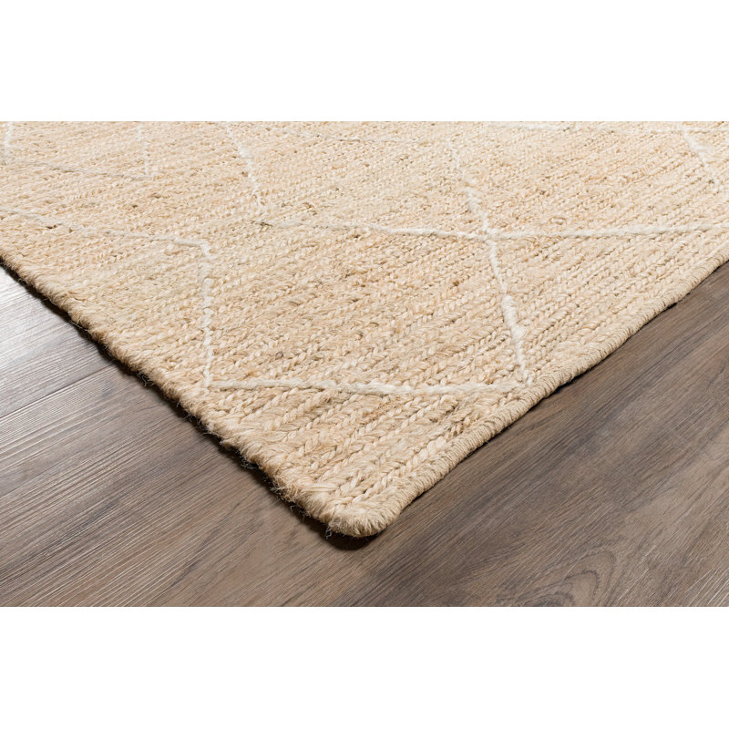 Elroy, Rectangle 10' x 14', Whitewash