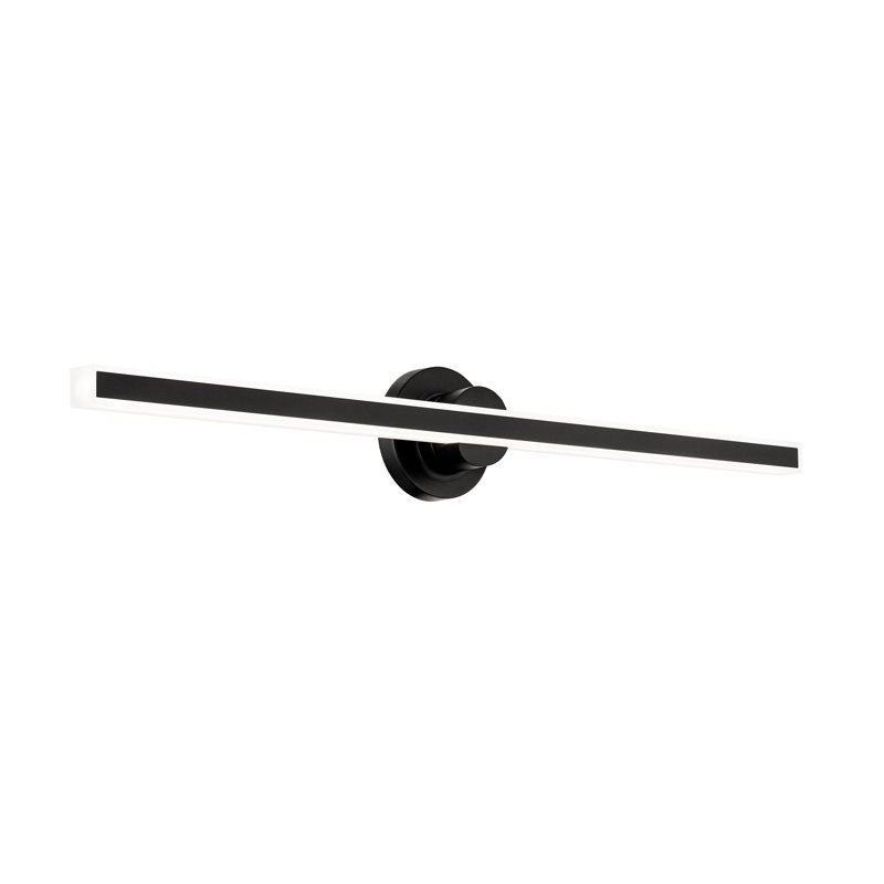 Bastone Dimmable LED Bath Bar, Black, 3000K, 36'' W
