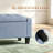 Tufted Armrest Storage Ottoman Bench with Wooden Legs for Entryway Bedroom Living Room-369537548