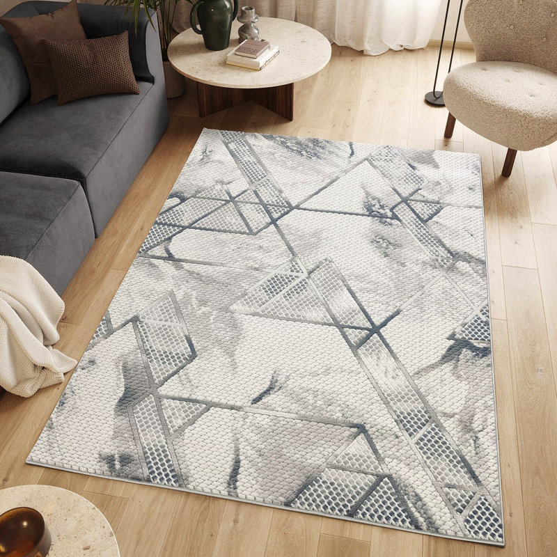 Geometrix Area Rug, Rectangle 5'3" x 7'3"
