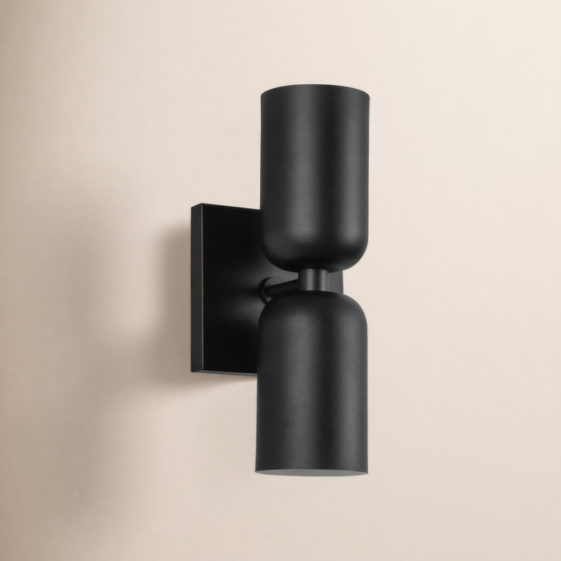 Nola 2 - Light Armed Sconce, Black