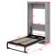 Lit escamotable vertical escamotable peu encombrant-796004027