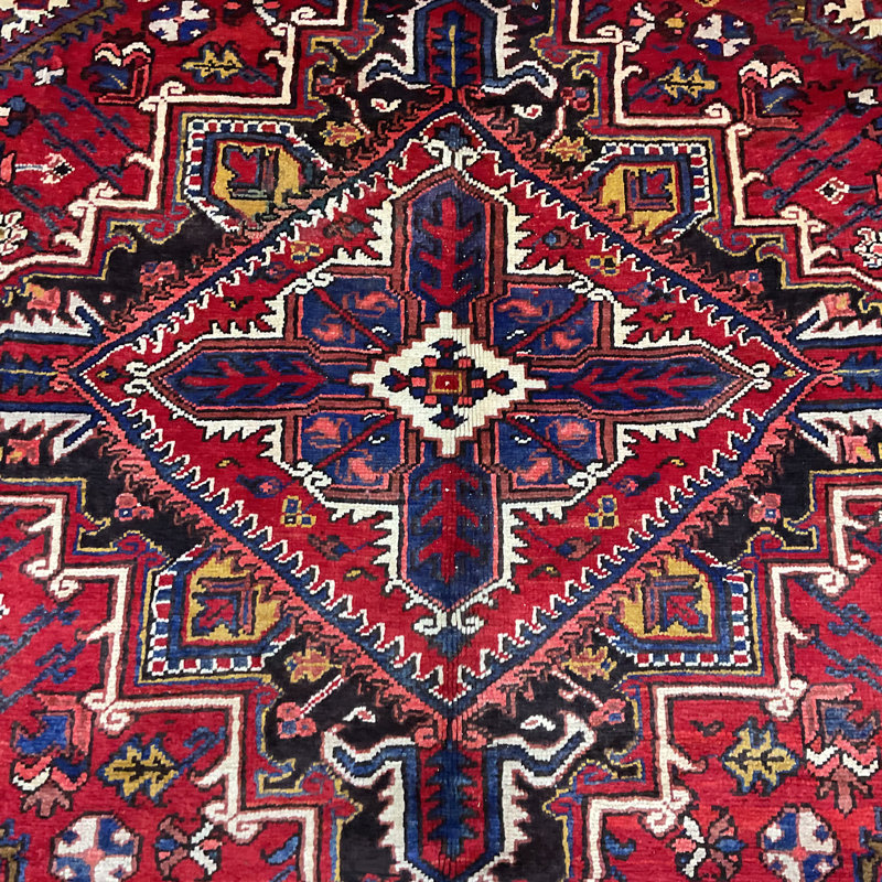 HERAT ORIENTAL Handmade Heriz Wool Rug