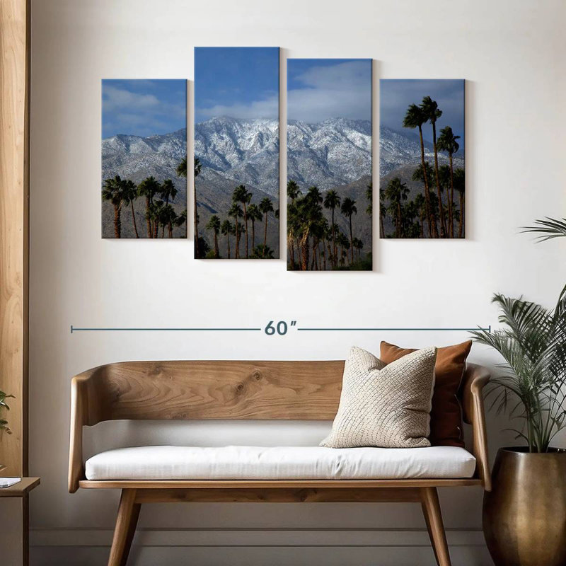 Alvord Palm Springs Sierras, H 32 po x l 52 po