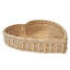 Provence Rattan 16" Heart Tray - Whitewash