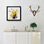 Daffodil Splatter - Framed Print-1071430038