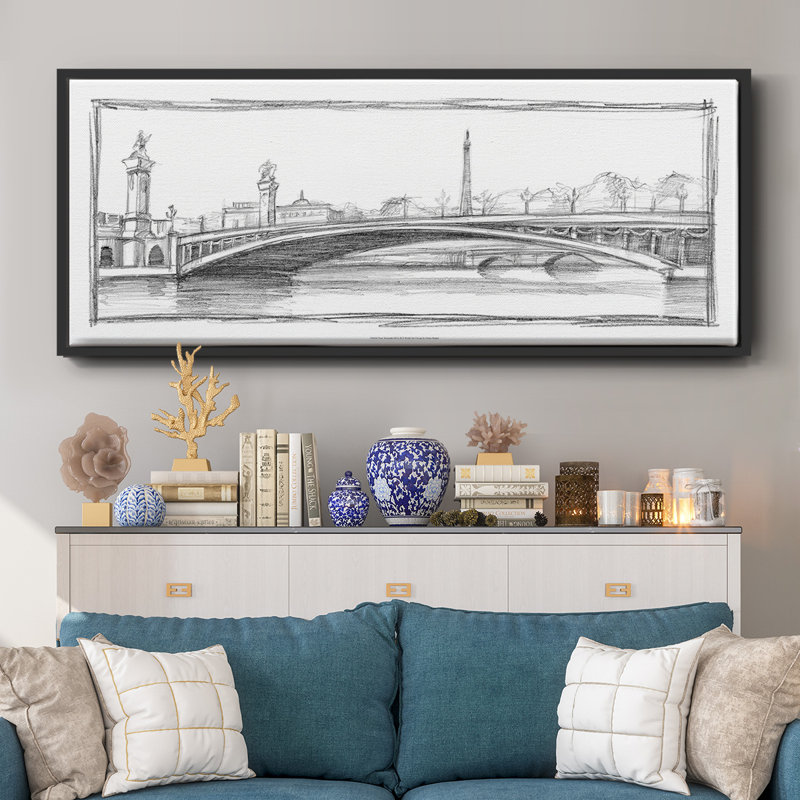 Pont Alexandre III- Framed Canvas
