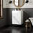 Wall-Mounted Bathroom Vanity with Diamond-Patterned Doors-1535050535