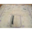 Antique American Hooked Rug Room Size Cotton Ivory