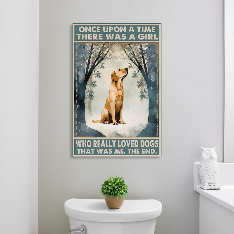 «Jaedah Who Really Loved Dogs 2», impression sur toile