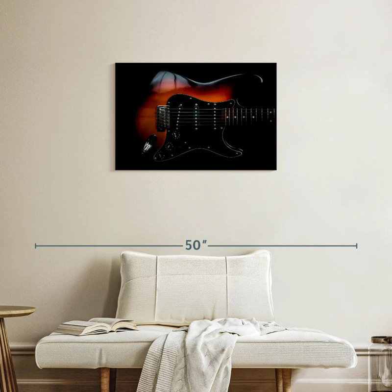 Abarca Elegant Electric Guitar, 20" H x 30" W