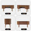 Bureau d'ordinateur avec rangement-401780492