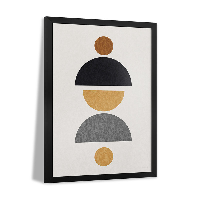 Centre Shapely - reproduction d'art murale - affiche de galerie, H 24 po x l 16 po
