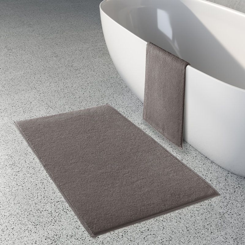 Linden - Bath Mat Bath Mat, 20" W x 32" L, Graphite