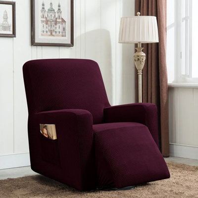 Housse pour fauteuil inclinable à coussins carrés/rectangulaires