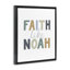 Faith Like Noah, art mural encadré sur toile flottante par Tara Moss