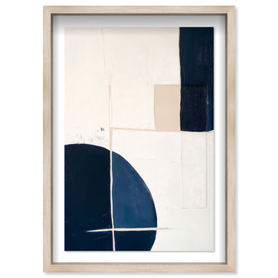 Sunset Serenity I Shadowbox Abstract Print by Oliver Gal, Black Frame, 10 x 15