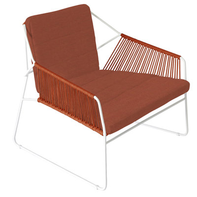 Chaise de patio avec coussins Sandur