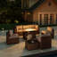 Ensemble de meubles de patio 8 pièces avec foyer au gaz propane-991595004-993288566