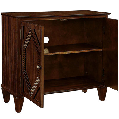 Buffet rétro en bois avec rangement, armoires décoratives