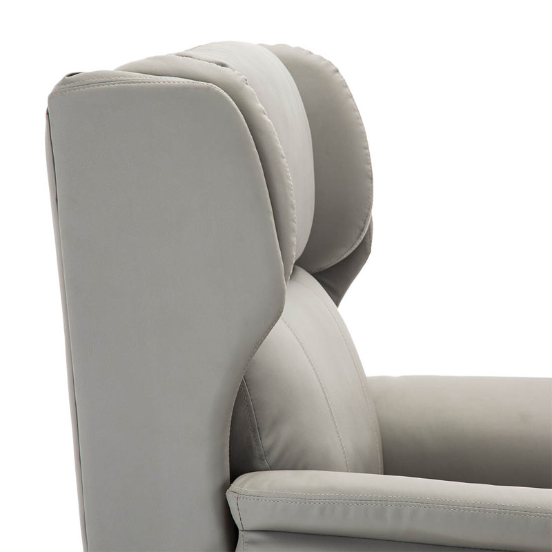 Shropshire 88cm Wide Wing Chair Recliner, Grey