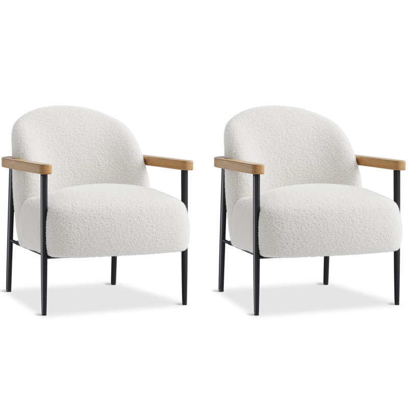Ensemble de 2 chaises d'appoint Comfy Modern