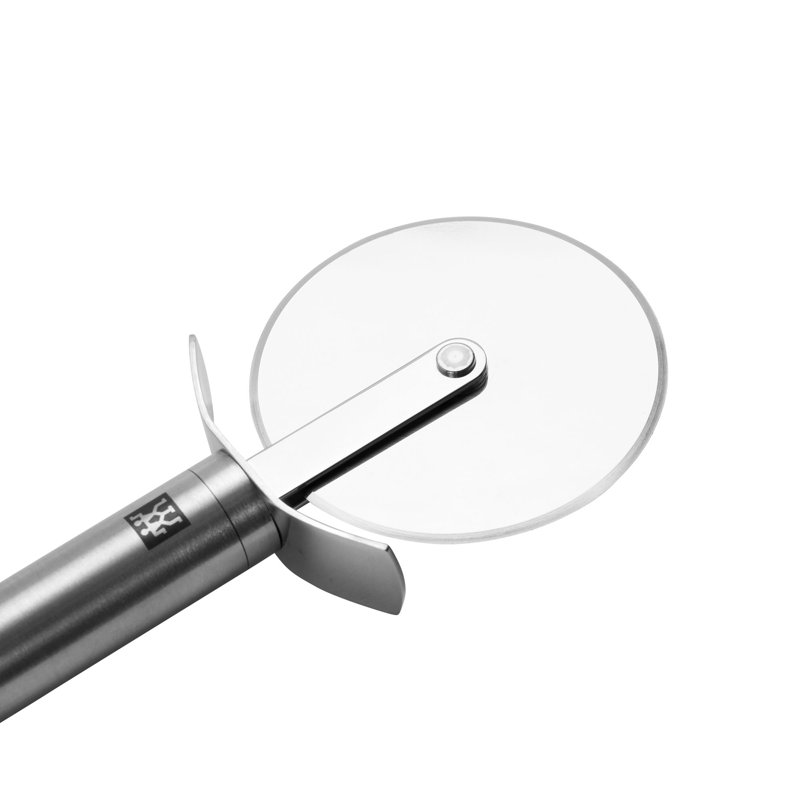 Stainless Steel Ergonomic Pizza Cutter with Finger Guard