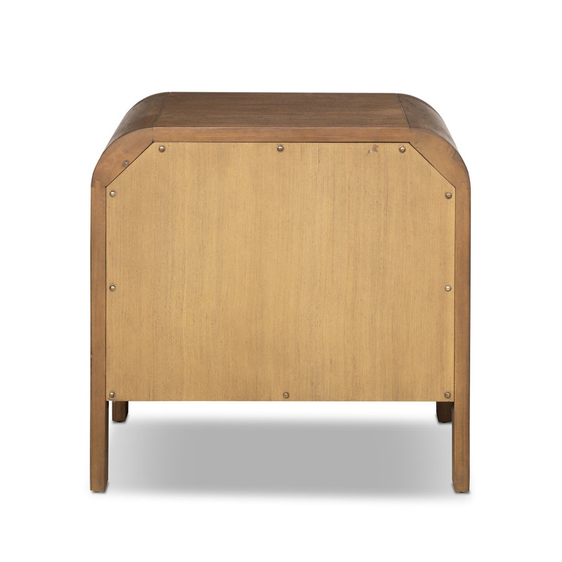 Amenah 1 - Drawer Solid Wood Nightstand