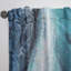 Panneau de rideau abstrait, décor obscurcissant Ocean Waves - vagues bleu marine avec écume de mer blanche I-121542050
