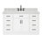 Thornaby 54'' Solid Wood Single Bathroom Vanity with 1.5'' Carrara Marble Top Sink-281566457-315095331