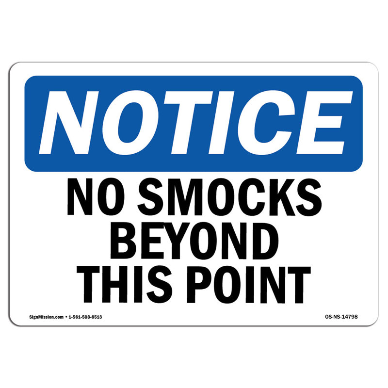 No Smocks Beyond This Point