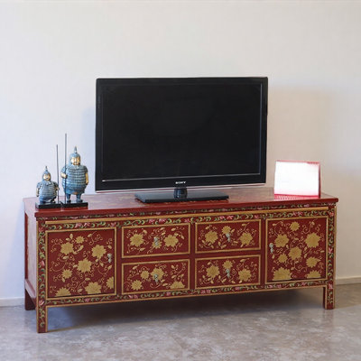 Creative Painted TV Cabinet