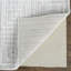 Tapis blanc / argenté Kentoria-1673713822