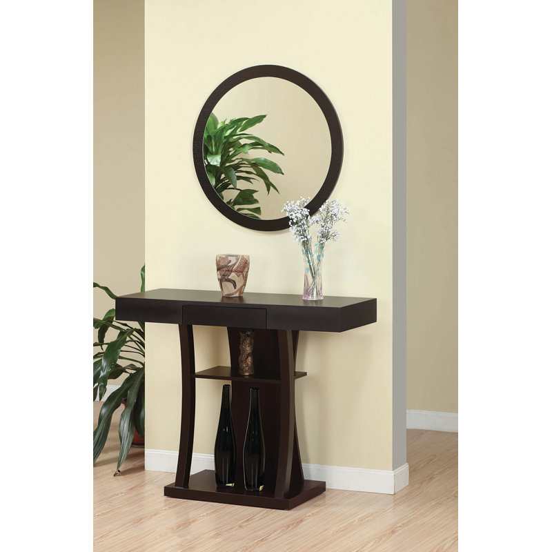 Archambeault 36'' Console Table, Dark Cherry
