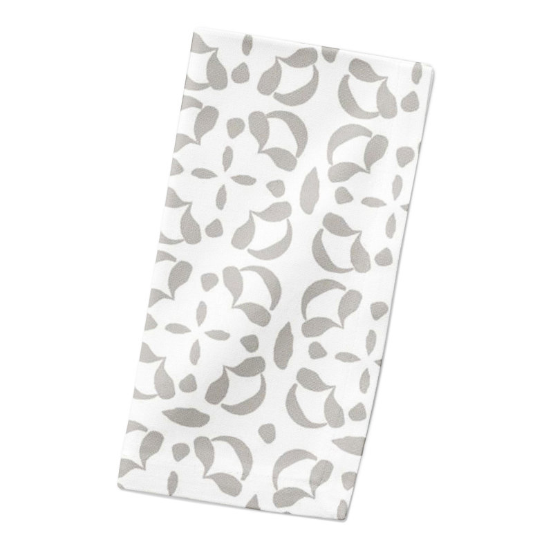 Serviette rectangulaire, Gris