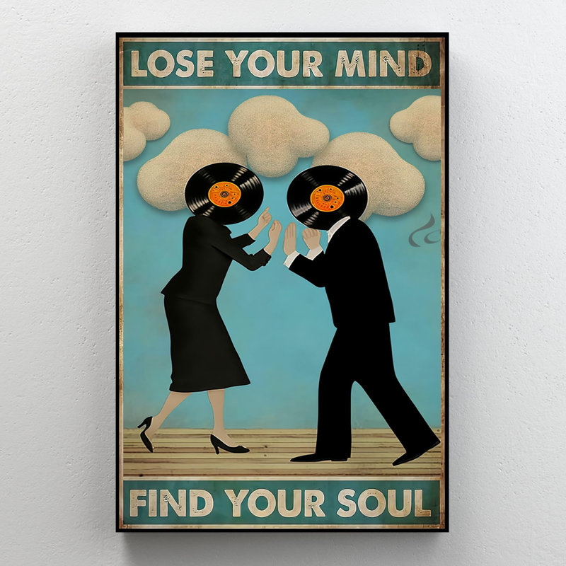 Vinyle Lose Your Mind 1, H 36 po x l 24 po x P 1,25 po