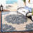 Arneshia Beige/Navy Indoor/Outdoor Area Rug-15995229