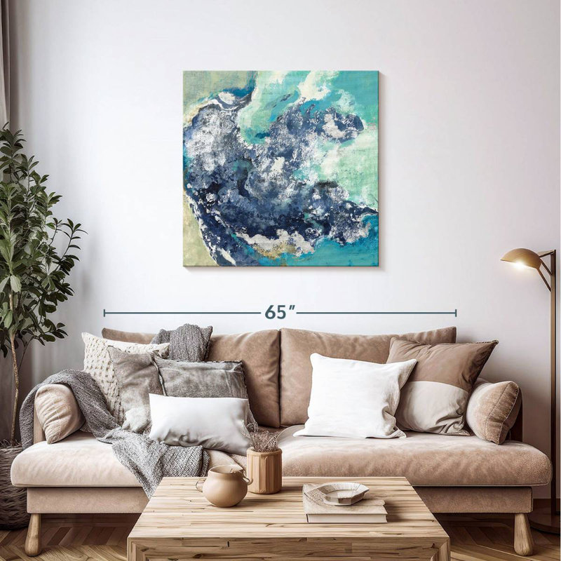 Turquoise Avery, 36'' H x 36'' W