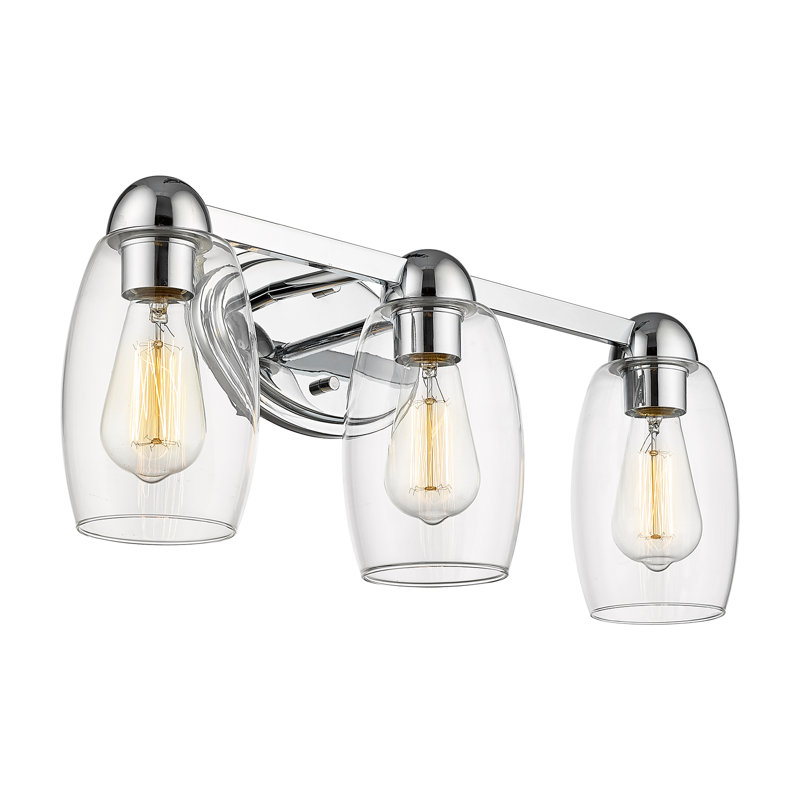 Vanity Lights For Bathroom Lighting Fixtures Over Mirror, Chrome, 3