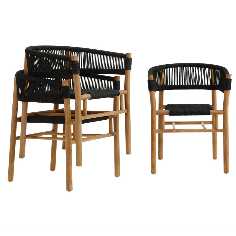Chaise de jour transparente (noir), Black