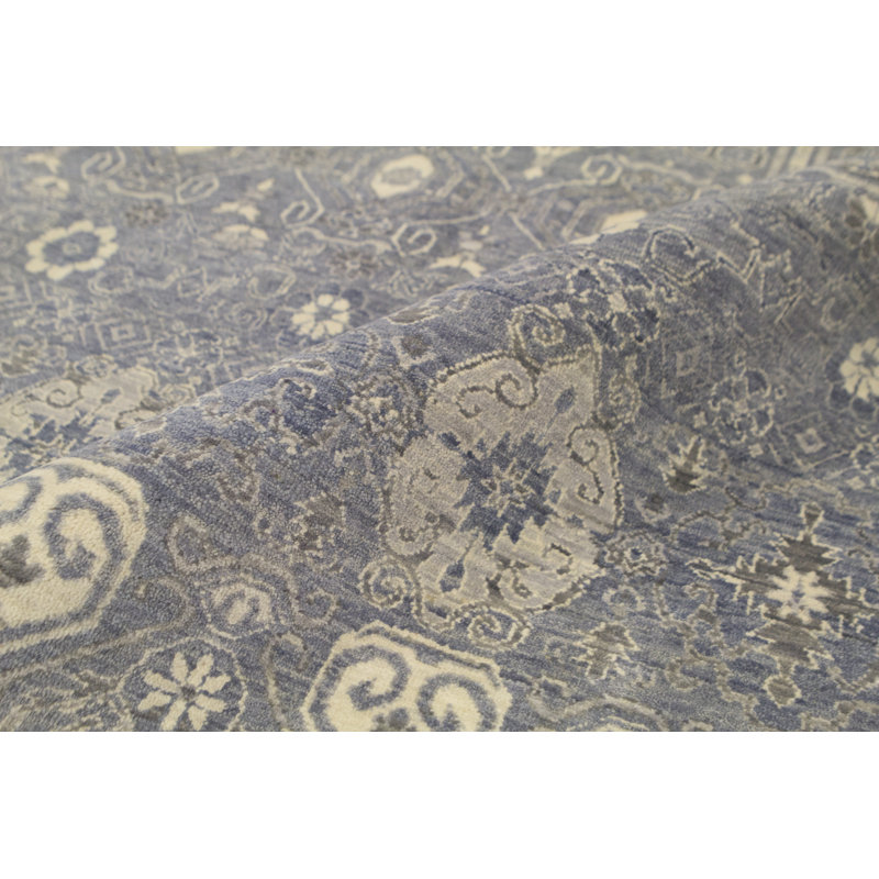 Handmade Wool Floral Area Rug