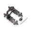 Fleur De Lys Lever Handle Black Iron