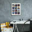 Toile épique Graffiti «Feline Star Signs» par Lucia Heffernan, art mural 12 po x 16 po-537991427