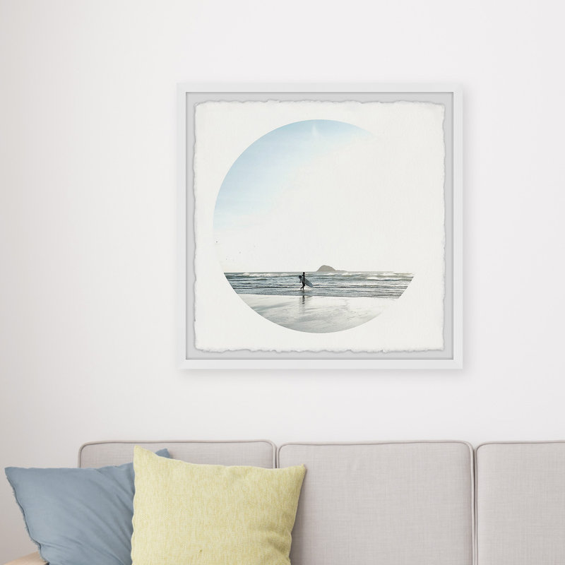 I Love Surfing - Single Picture Frame Print, 81cm H x 81cm W x 3.81cm D