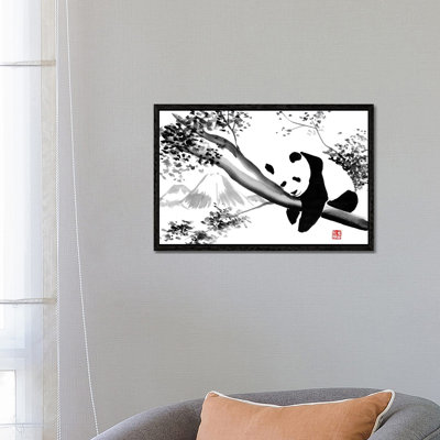 Panda's Tree 1 Piece Wall Art on Canvas