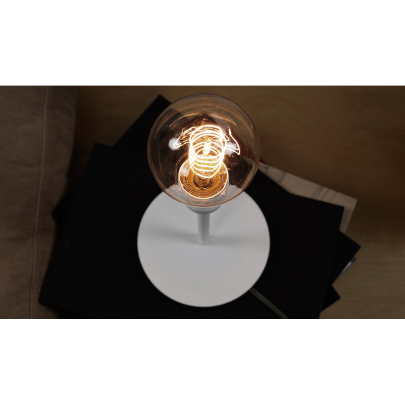 Bi Metal Table Lamp, White