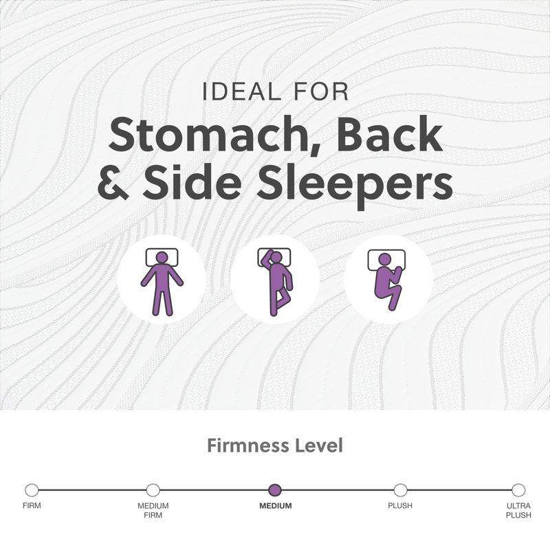 Full Size White Adjustable Memory Foam Mattress