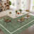 Scalloped Machine Washable Rug Non-Slip Bordered Floor Mats Non-Shedding Soft Low Pile Modern Accent Rugs for Living Room Bedroom Office-1292777946