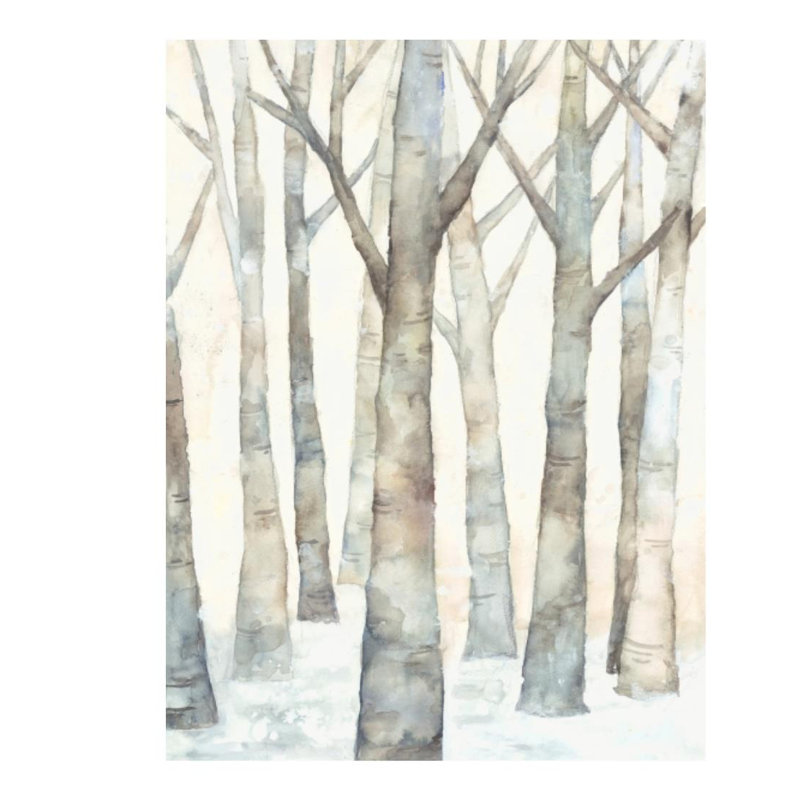 Winterfresh Painting by Beverly Fuller, 72" H x 54" W x 1.5" D, Outdoor